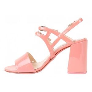 Pink Prada Chunky Heels - size 37 / 7